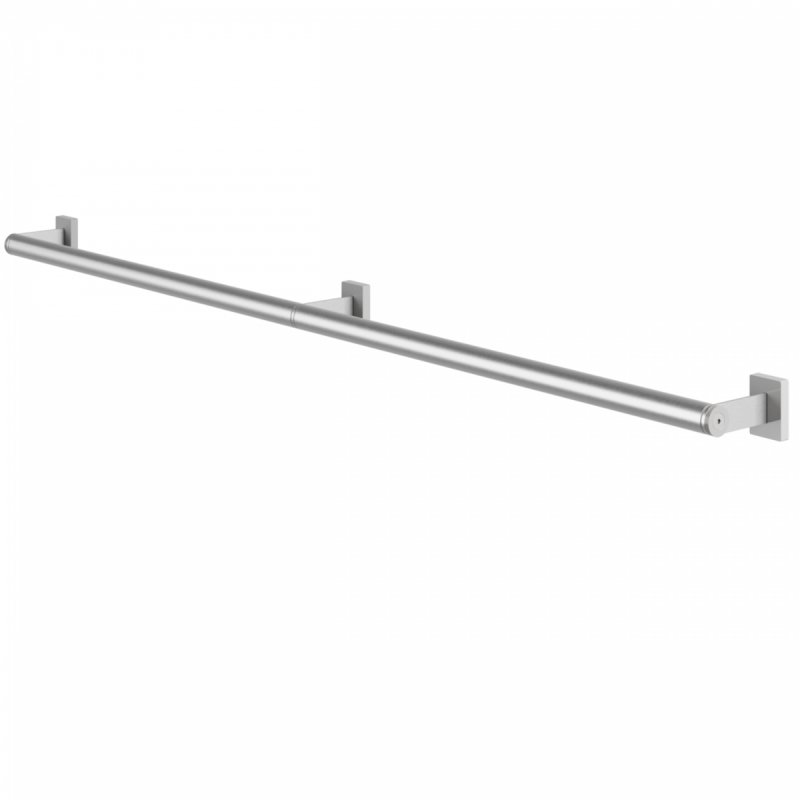 Gerader Handlauf für barrierefreies Bad 120 cm aus rostfreiem Edelstahl ⌀ 32 mm