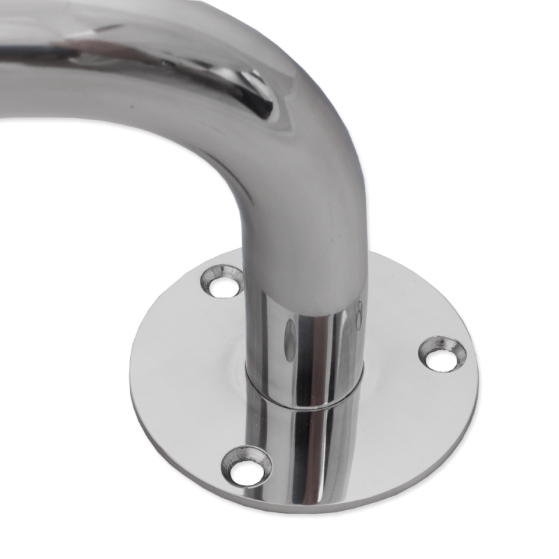 Handlauf für Badewanne für barrierefreies Bad 100/70 cm aus rostfreiem Edelstahl ⌀ 25 mm