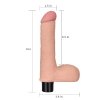 8 REAL SOFTEE Vibrating Dildo