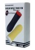 Stymulator-Rechargeable Silicone Touch Vibrator USB 10 Functions - Black