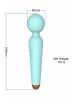 Stymulator-Rechargeable Power Wand USB 10 Functions - Blue
