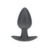 Smooth Silicone Anal Plug - Medium - 3.1 / 7,9 cm - Gunmetal