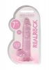 7 / 18 cm Realistic Dildo With Balls - Pink
