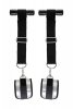 Anonymo hand clamps, polyester, silver, 23 cm