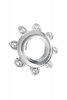 A-TOYS, Cockrings set, 3 pcs.Mix color, TPE, O 3 cm