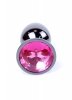 Plug-Jewellery Dark Silver PLUG- Pink