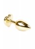 Plug-Jewellery Gold  Heart PLUG- Purple
