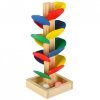 Drzewko edukacyjne klocki drewniane tor kulkowy Kulodrom Montessori