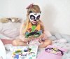 WOOPIE ART&FUN Zestaw Kreatywny Maski Filcowe Zrób to Sam 4 szt.
