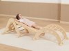 VIGA Drewniany Bujak Naturalny Montessori