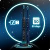 Szczoteczka soniczna do zębów zestaw 2 szt Berdsen Galaxy Duo