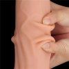 12'' KING SIZED SLIDING SKIN DUAL LAYER DONG