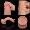 12'' KING SIZED SLIDING SKIN DUAL LAYER DONG
