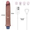 WIBRATOR 9.5 REAL SOFTEE VIBRATING DILDO