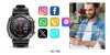 Smartwatch VELTORI VT130-1 Czarny Pasek Silikonowy