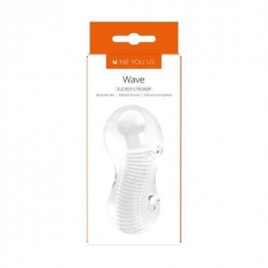 Masturbator- Me You Us Wave Sucker Stroker Male Masturbator Transparent