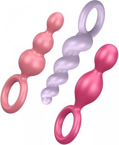 Zestaw-Satisfyer Plugs colored (set of 3)