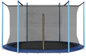Siatka ochronna wewnętrzna na trampolinę 8 ft 6 słupków 244-250 cm