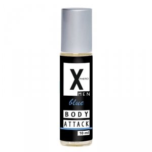 Perfumy męskie X-Phero Body Attack Blue wytworny zapach