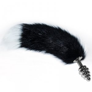 KOREK Z OGONEM GORGEOUS METAL ANAL TAIL ( SILVER )