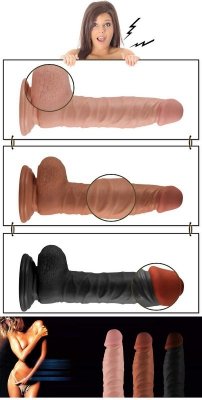 8.5&quot;&quot; Real Extreme Dildo Flesh