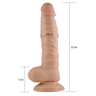 8.5&quot;&quot; Real Extreme Dildo Flesh