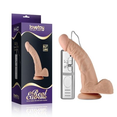 8.5&quot;&quot; Real Extreme Vibrating Dildo Flesh