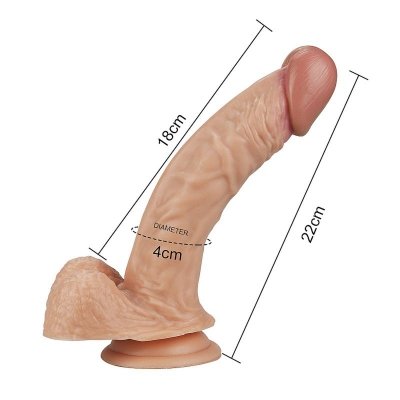 8.5&quot;&quot; Real Extreme Dildo Flesh