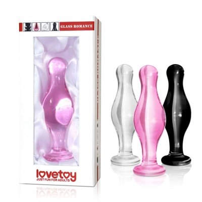 4.5&quot;&quot; Glass Romance Black