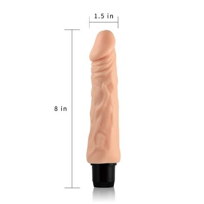 8&#039;&#039; Xtreme Feel Cyberskin Vibrator