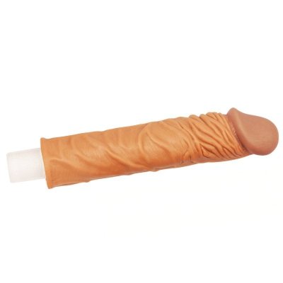 Add 2&quot;&quot; Pleasure X Tender Penis Sleeve Brown