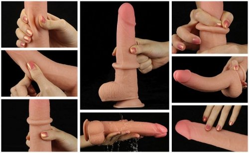9&#039;&#039; Sliding Skin Dual Layer Dong