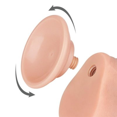 7&#039;&#039; Sliding Skin Dual Layer Dong Flesh