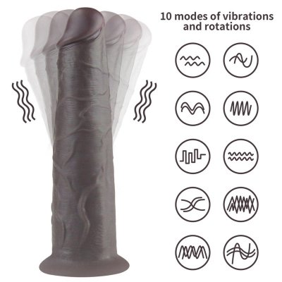 8.0&#039;&#039; Dual Layered Platinum Silicone Rotator