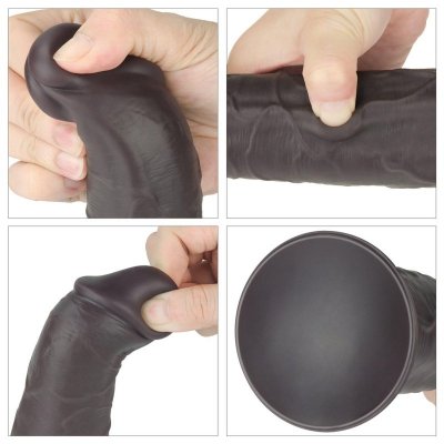 8.0&#039;&#039; Dual Layered Platinum Silicone Rotator