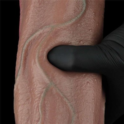 13&quot;&quot;&quot;&quot; Dual Layered Silicone Cock XXL
