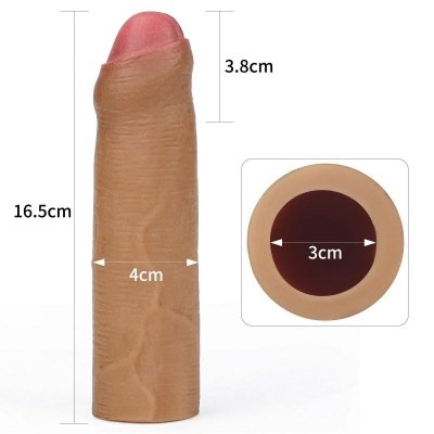 Add 1&quot;&quot; Revolutionary Silicone Nature Extender Uncircumcised