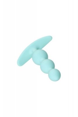 ToDo by Toyfa Anal plug Triple, silicone, mint, 10.5 cm, O 2.4 cm