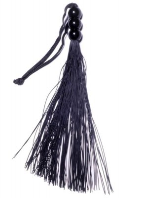 Silicone Whip Black 10&quot;&quot; - Fetish B - Series