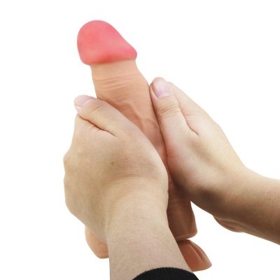 BAILE - Sliding Skin 8,5&#039;&#039; Flesh Suction base Bendable TPR