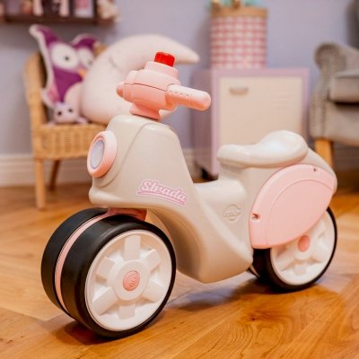 FALK  Jeździk Scooter Strada Retro Dla Dziewczynki Ciche Opony od 1 Roku