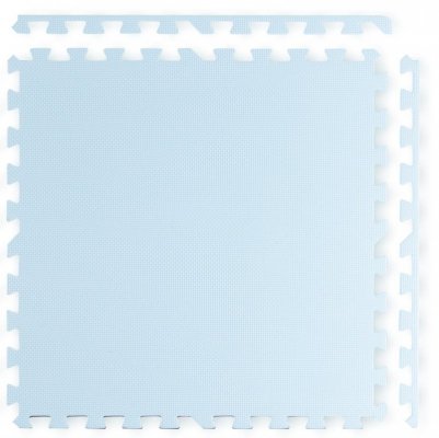 Duża mata piankowa puzzle Ricokids 60x60 cm 4 szt. niebiesko-biała