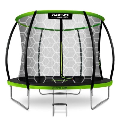Trampolina ogrodowa profilowana 8ft/252cm z siatką wewnętrzną Neo-Sport