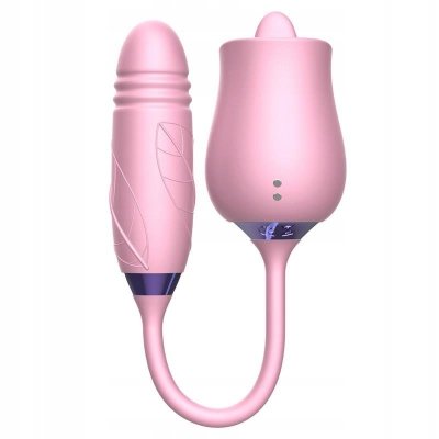 Double Tongue Stimulator Pink