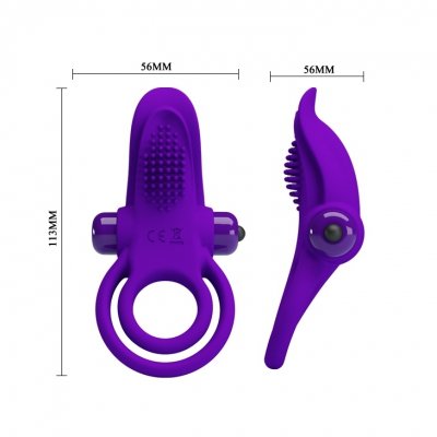 PIERŚCIEŃ PRETTY LOVE - VIBRANT PENIS RING