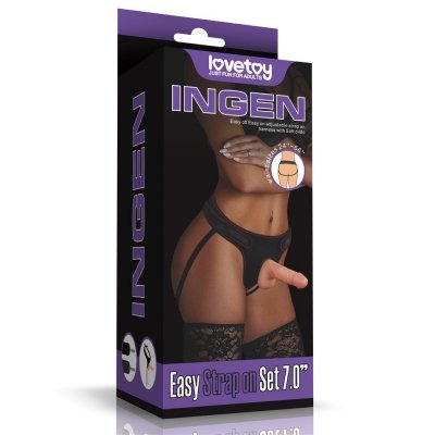 ZESTAW STRAPON EASY STRAPON SET 7.0&#039;&#039;