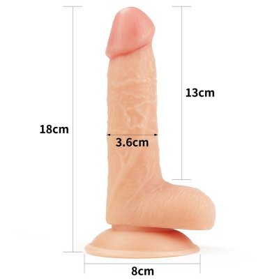 DILDO 7&quot; THE ULTRA SOFT DUDE