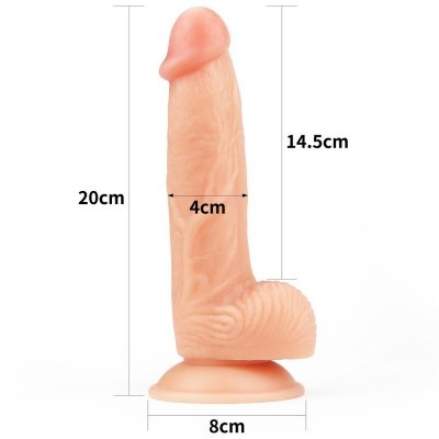 DILDO 8&quot; THE ULTRA SOFT DUDE
