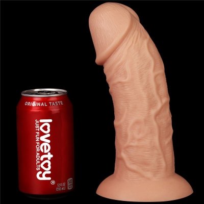 DILDO 9.5&#039;&#039; REALISTIC CURVED DILDO