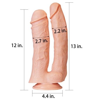 PODWÓJNE DILDO 12&#039;&#039; REALISTIC MEGA DOUBLE DILDO
